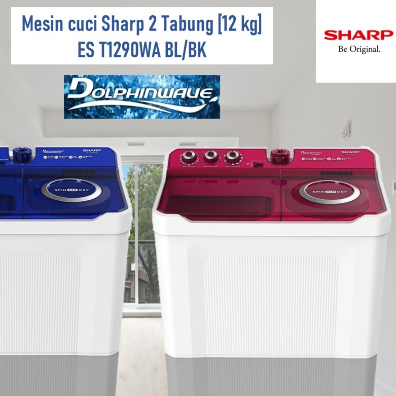 TWIN TUB SHARP ES-T1290WA-BL