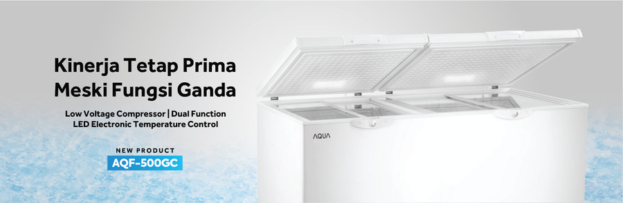 AQF-500GCCHEST FREEZER AQUA (UNIT EKSDISPLAY)