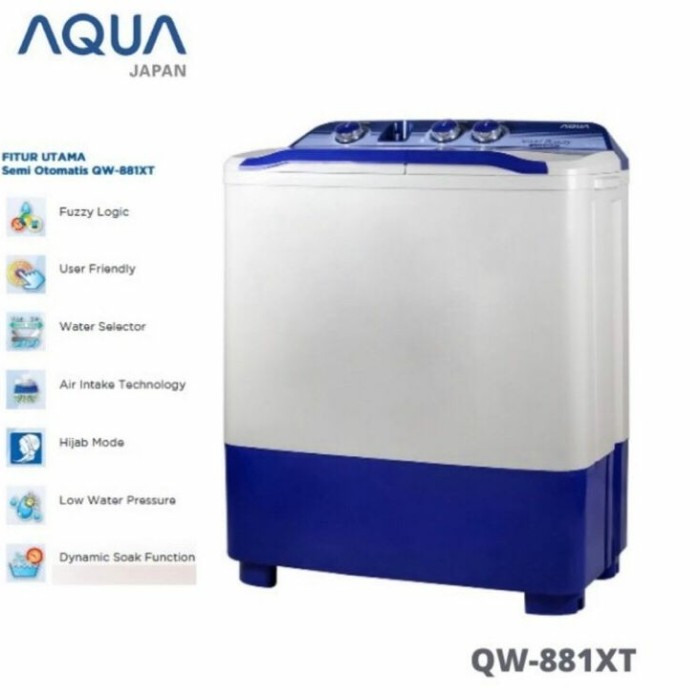 WM TWIN TUB AQUA QW-881XT