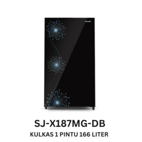 KULKAS 1 PINTU SJ-X187MG-DB ( UNIT EKSDISPLAY)