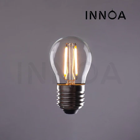 Lampu LED Kuning Filamen Bohlam E27 G45 2W 4W INNOA