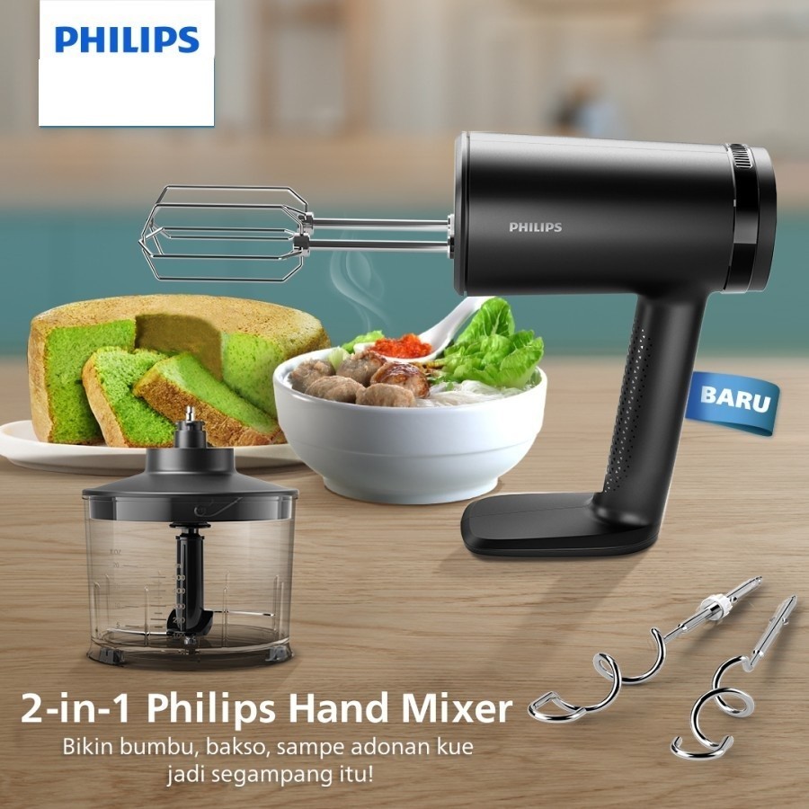 Philips Hand Mixer Chopper HR3781/30 5000 Series 2in1 Mix and Chop HR 3781 ORIGINAL