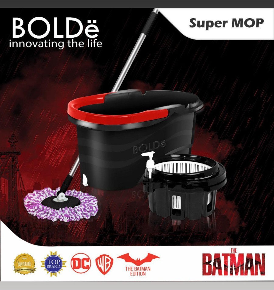 BOLDe Super MOP The Batman Original Alat Pel
