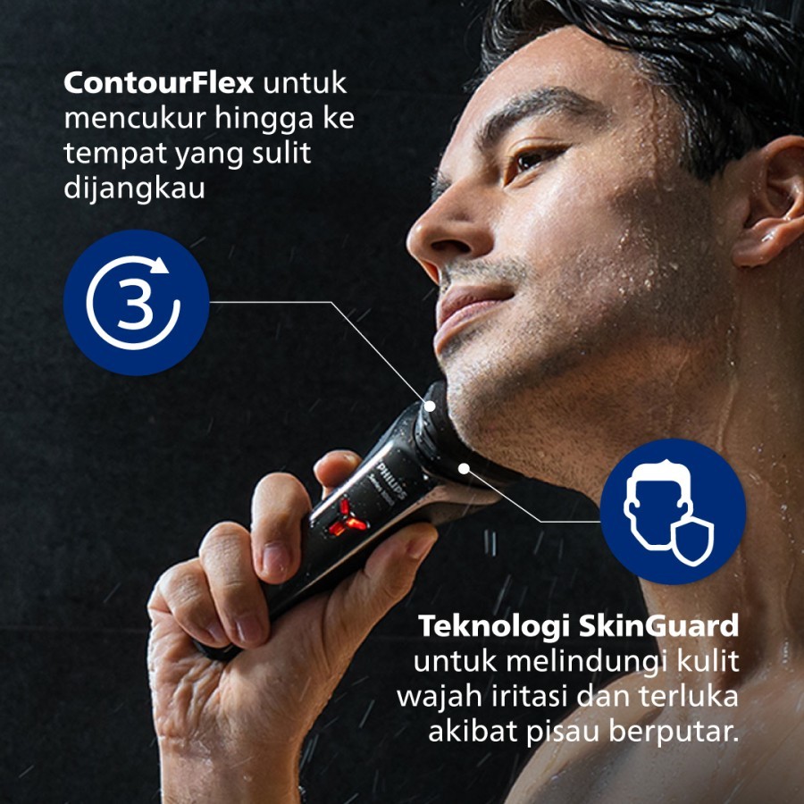 Philips Men Set (Shaver S1103/02 + Trimmer BT3206/14) Free ShaverStand