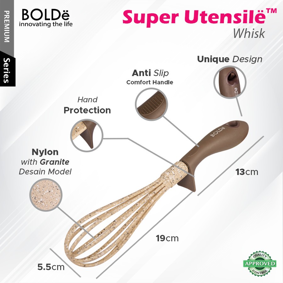 BOLDe Super Utensil Whisk Pengaduk Kocokan