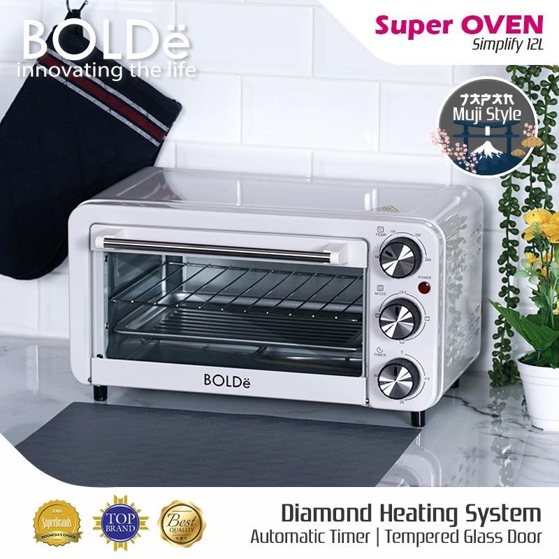 BOLDe Super Oven Listrik Simplify 12L - Putih Garansi Resmi
