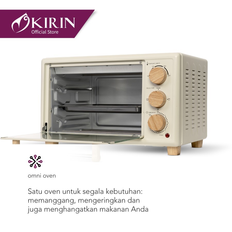 KIRIN Oven Toaster 19L Low Watt – KBO 190LW KBO190LW