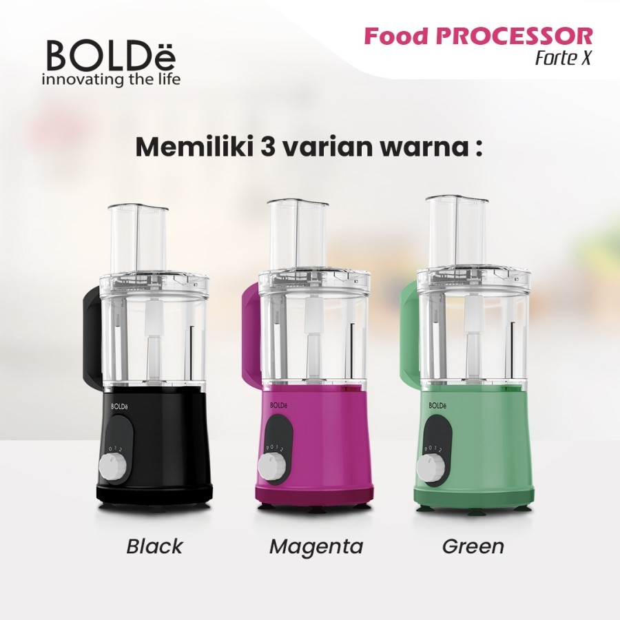 BOLDe Food Processor FORTE X penghalus makanan