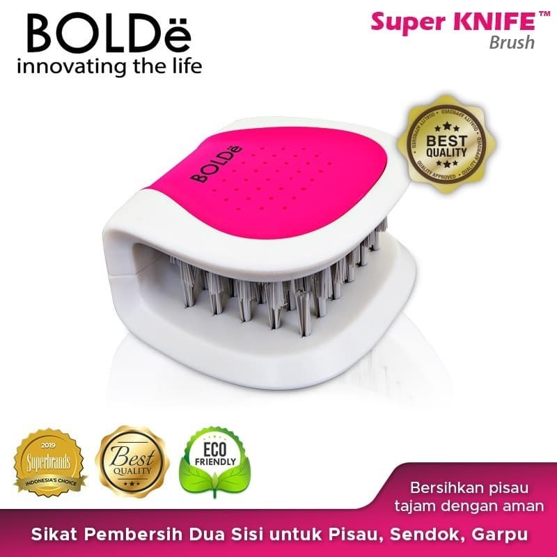 Bolde Super Utensil Knife Brush - Magenta