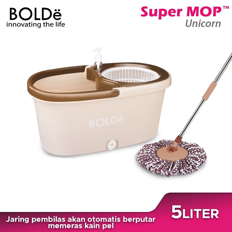 BOLDe Super Mop Unicorn Alat Pel - Cokelat