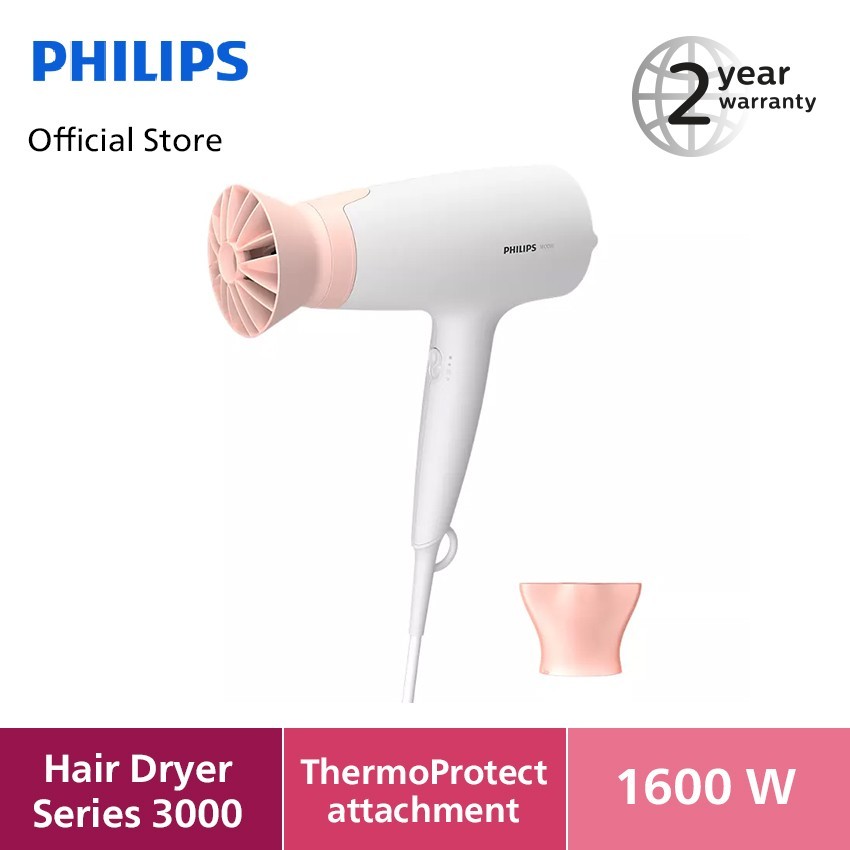 Philips Hair Dryer 3000 Series BHD300/10 Pengering Rambut BHD300