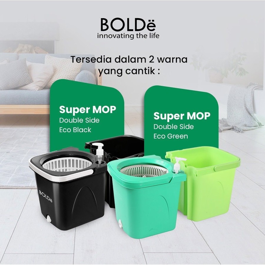 BOLDe Super Mop Double Side Eco Alat Pel Otomatis