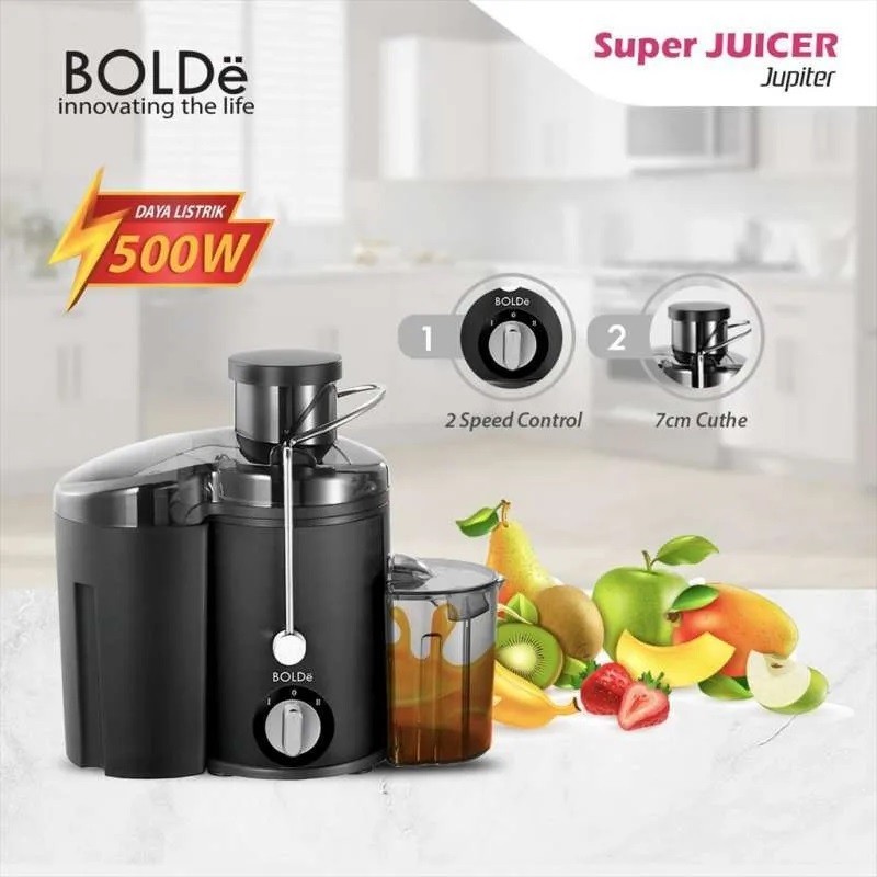 BOLDe Super Juicer Jupiter Alat Jus Garansi Resmi - Hitam