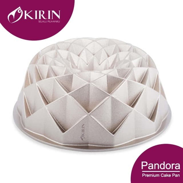 Kirin Premium Cake Pan Die Cast Pandora Champagne Gold