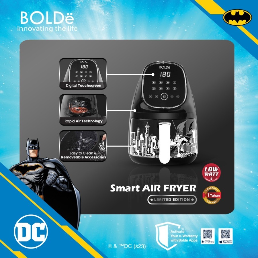Bolde Smart Air Fryer Batman Edition - Air fryer 2.5L