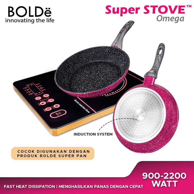 BOLDe Super Stove Omega Kompor Induksi Listrik Induction Cooker