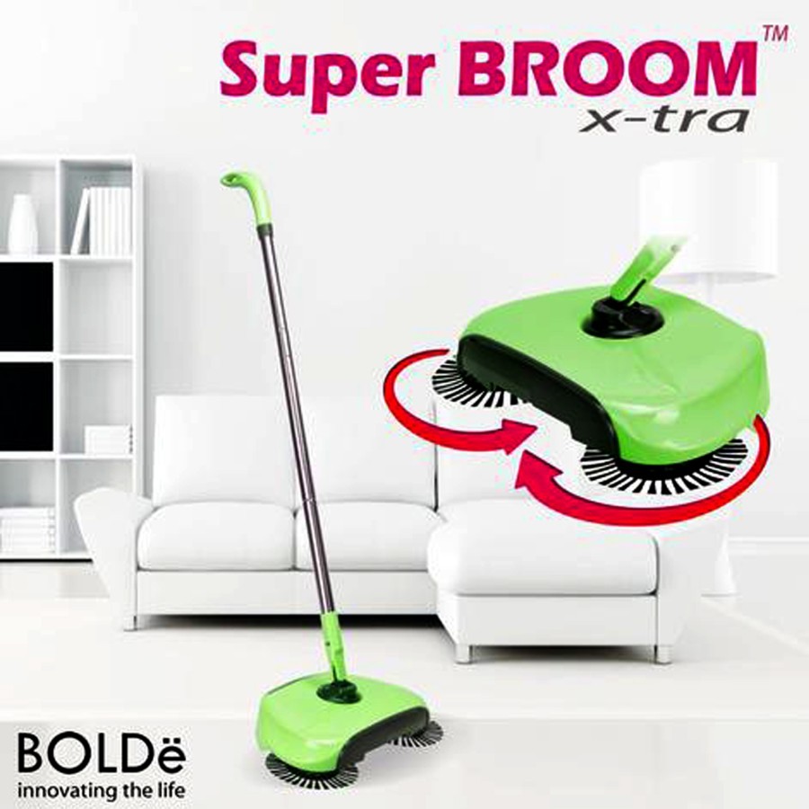 BOLDe Super BROOM X-TRA ( Sapu Otomatis ) - Hijau