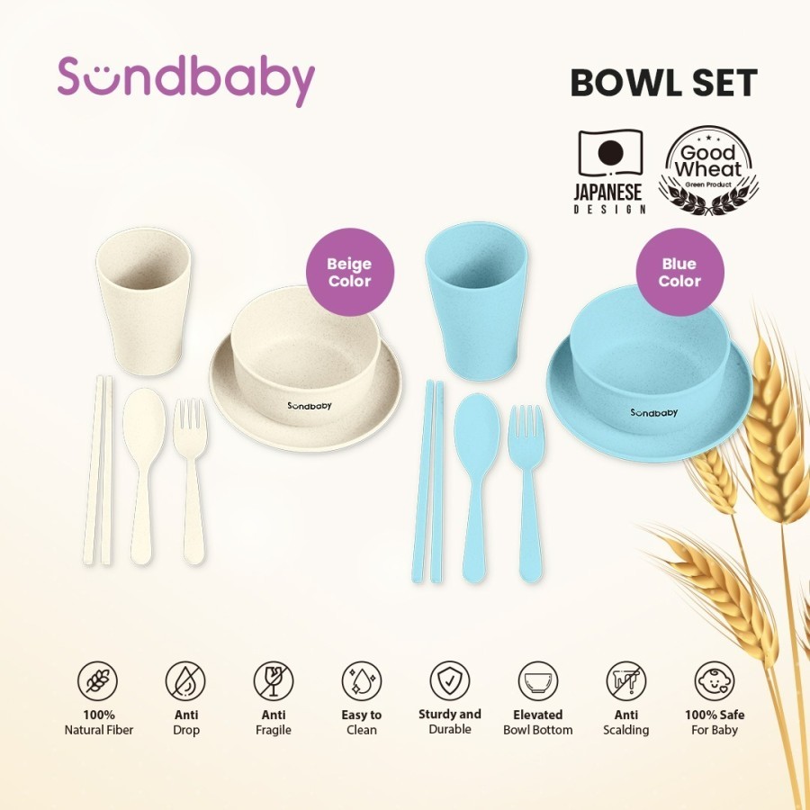 Bolde Sundbaby Bowl Set - Peralatan Makan Anak BPA Free