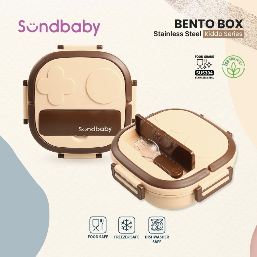 Bolde Sundbaby Box Kiddo - Tempat Makan Stainless Steel Lunch Box