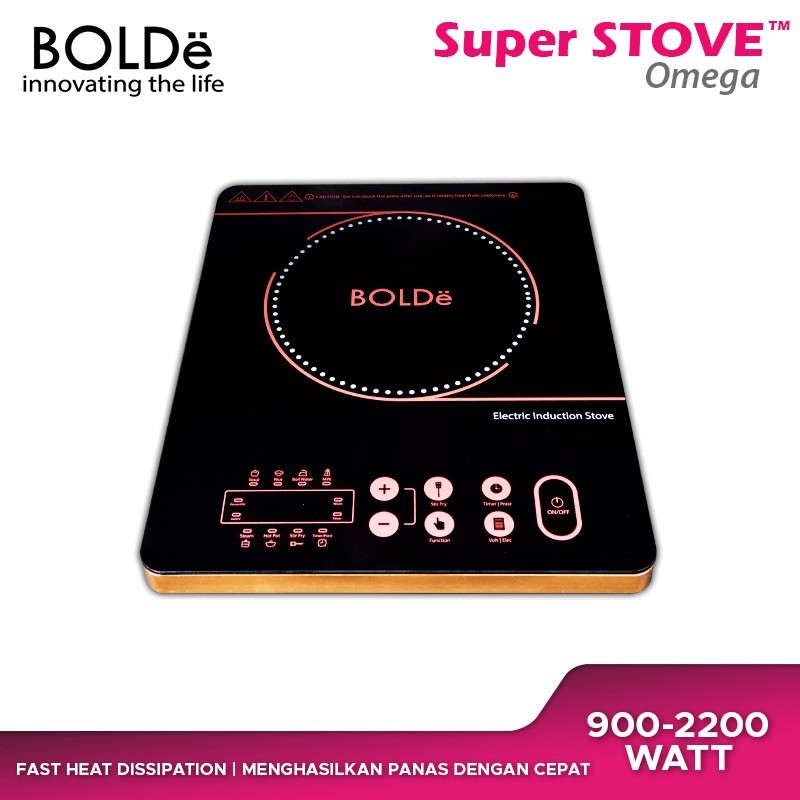 BOLDe Super Stove Omega Kompor Induksi Listrik Induction Cooker
