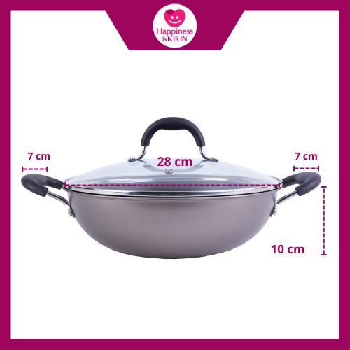 Kirin Wok Clarinet 28cm Teflon Classic 2.3MM