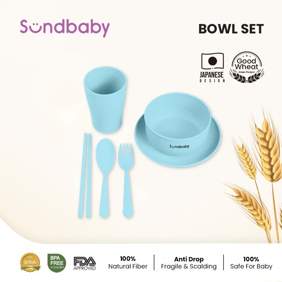 Bolde Sundbaby Bowl Set - Peralatan Makan Anak BPA Free