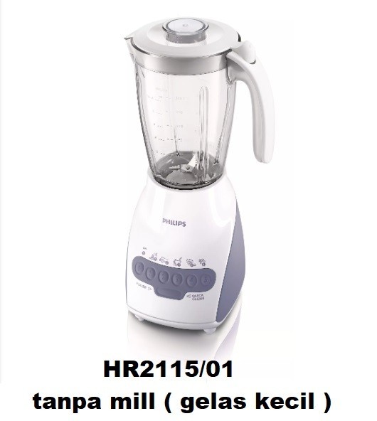 PHILIPS Blender Plastik 2L HR2115 - Garansi Resmi HR 2115 TNG