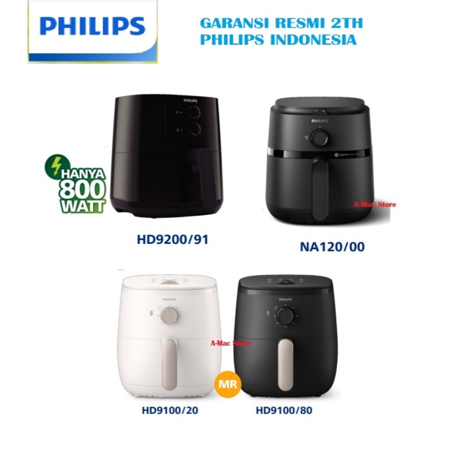 PHILIPS HD9200/90 Essential Airfryer Spectre - Black HD9200 