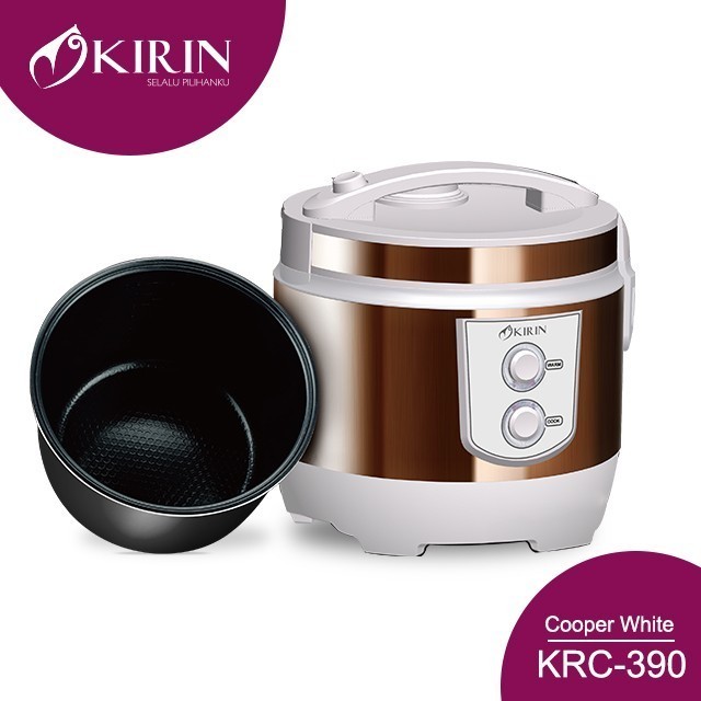 Kirin Rice Cooker 2 Liter KRC-390 / Penanak Nasi KRC 390 / Hard Anodized