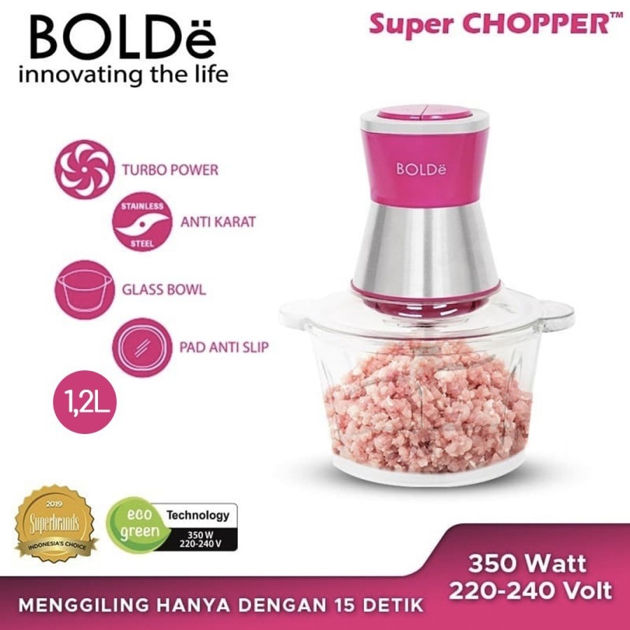 BOLDe Super Food Chopper 1.2 liter Chopper Listrik