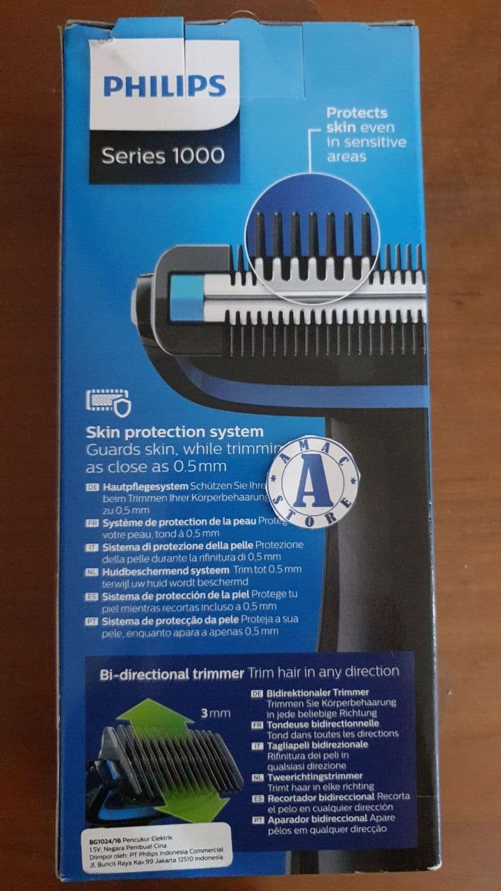 Philips BG1024-16 Bodygroom Series 1000 Alat Cukur BG1024