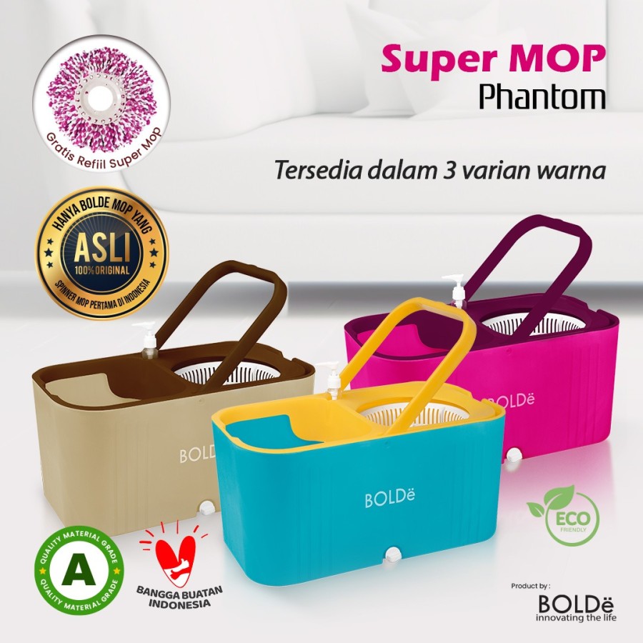 BOLDe Super Mop Phantom (Alat Pel Otomatis) 