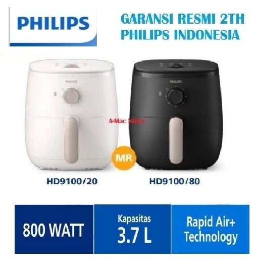 Philips Air Fryer HD9100 HD 9100 Garansi Resmi