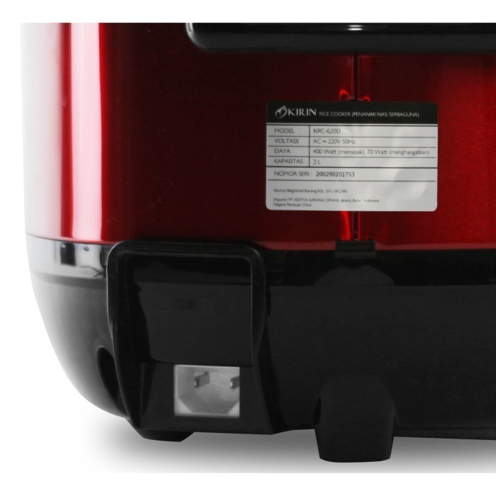 Kirin Rice Cooker 2.0 Liter KRC - 620D - Merah