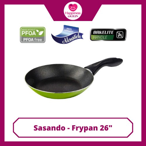 Kirin Frypan Sasando 26cm Teflon Classic Wajan Penggorengan