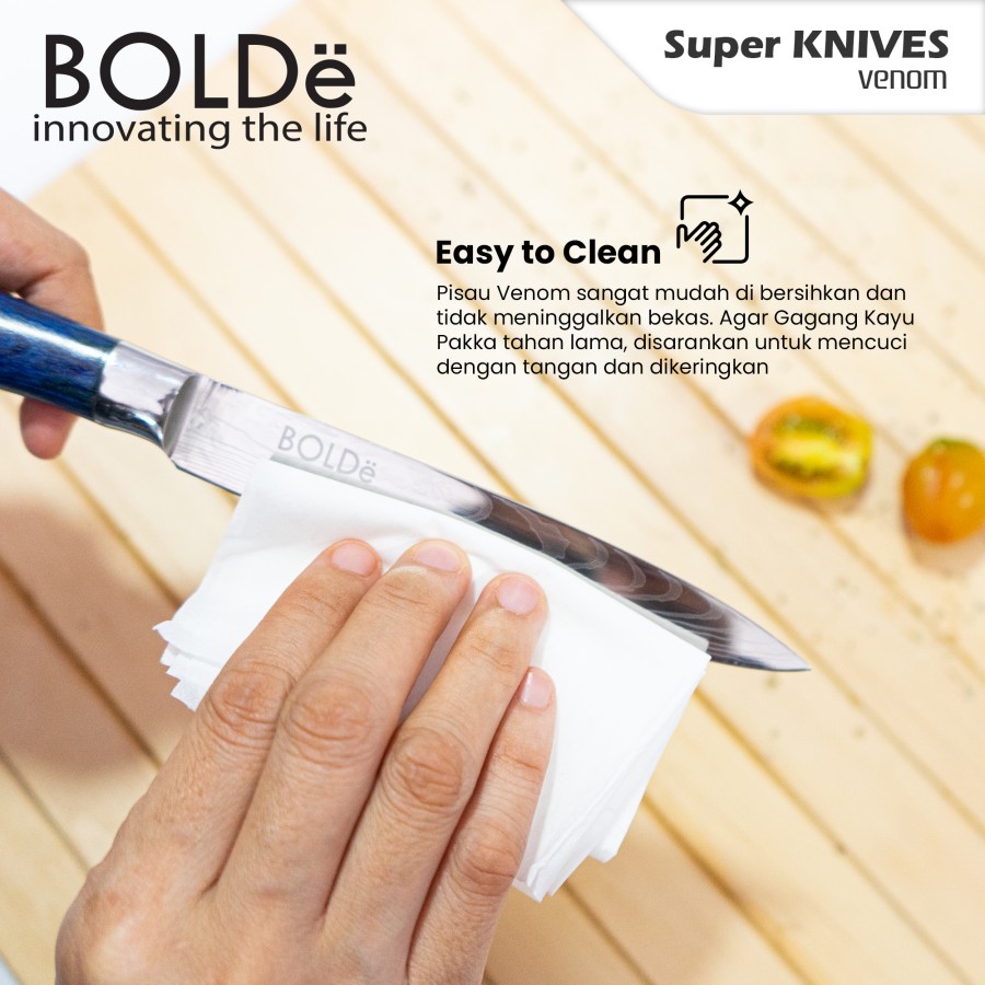 BOLDe Super Knives Venom Utility Knife Pisau Potong