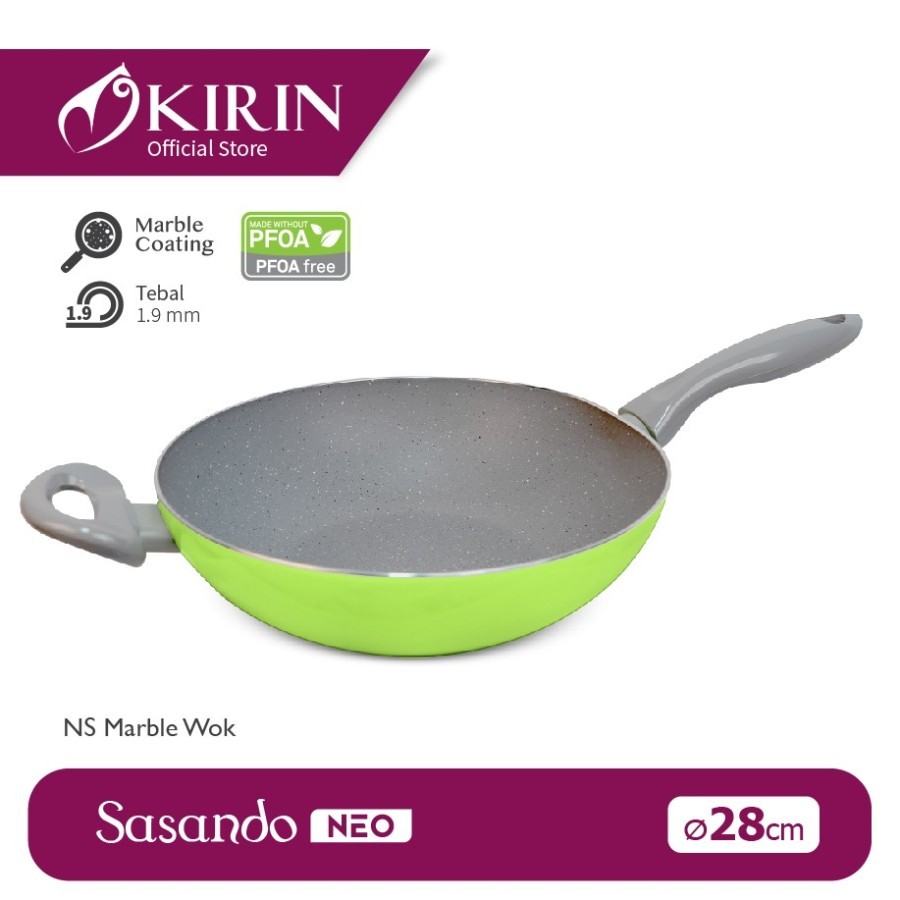 Kirin Marble Sasando NEO Wok 28 cm
