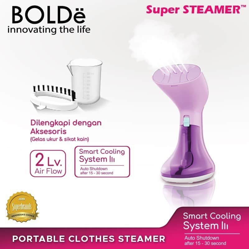 BOLDe Super Steamer Laviola Setrika Uap - Ungu