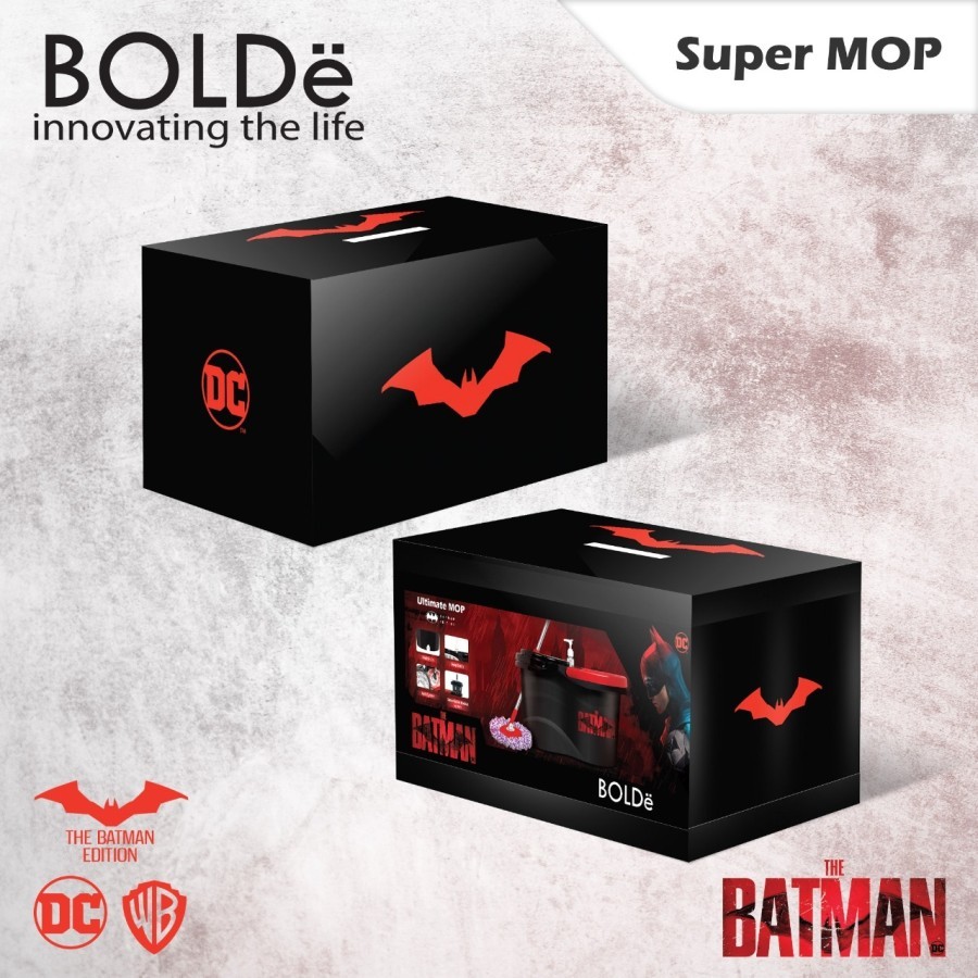 BOLDe Super MOP The Batman Original Alat Pel