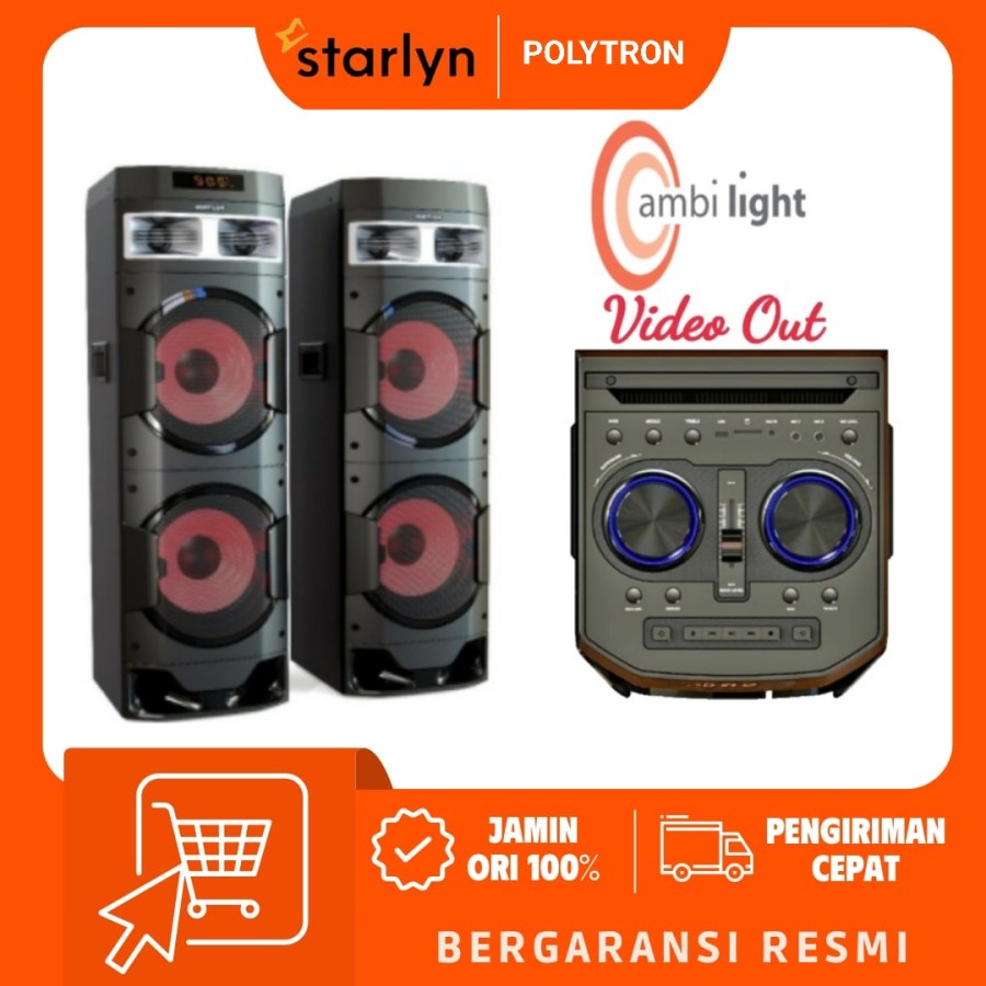POLYTRON Speaker Aktif Video Out PAS-10D28