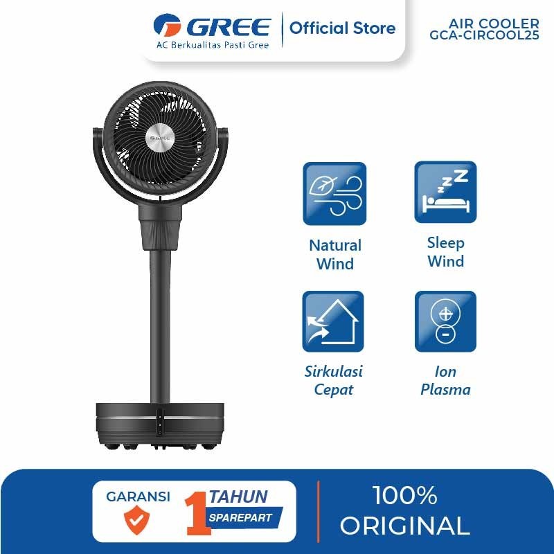 GREE Circulation Air Cooler dengan Generator Plasma - GCA-CIRCOOL25