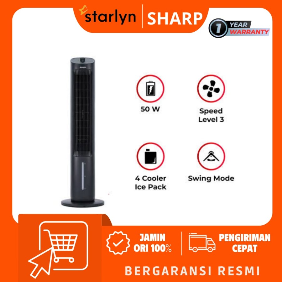 SHARP Air Cooler PJ-R34TY-B 