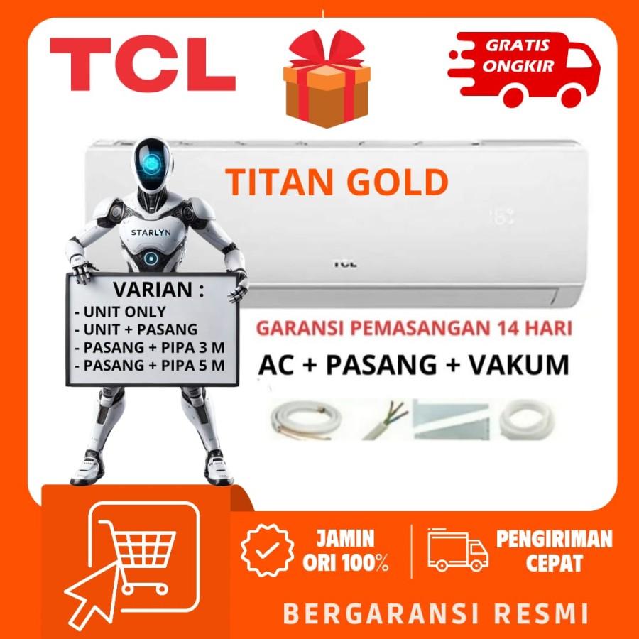 AC TCL 1 PK TITAN GOLD 1PK TAC-09CSD/XS / TAC09CSD 