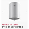 ARISTON WATER HEATER PROR 50L, 80L, 100L PEMANAS AIR LISTRIK PRO R 50/80/100