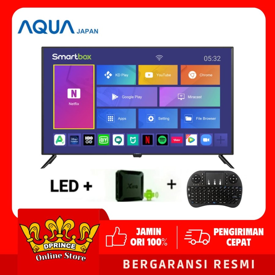 AQUA LED TV 32 inch Digital Smart Android Box 11 AQT32K70M