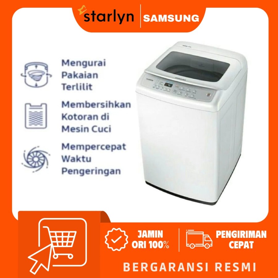 MESIN CUCI SAMSUNG WA 80H4200 8KG 1 TABUNG WOBBLE