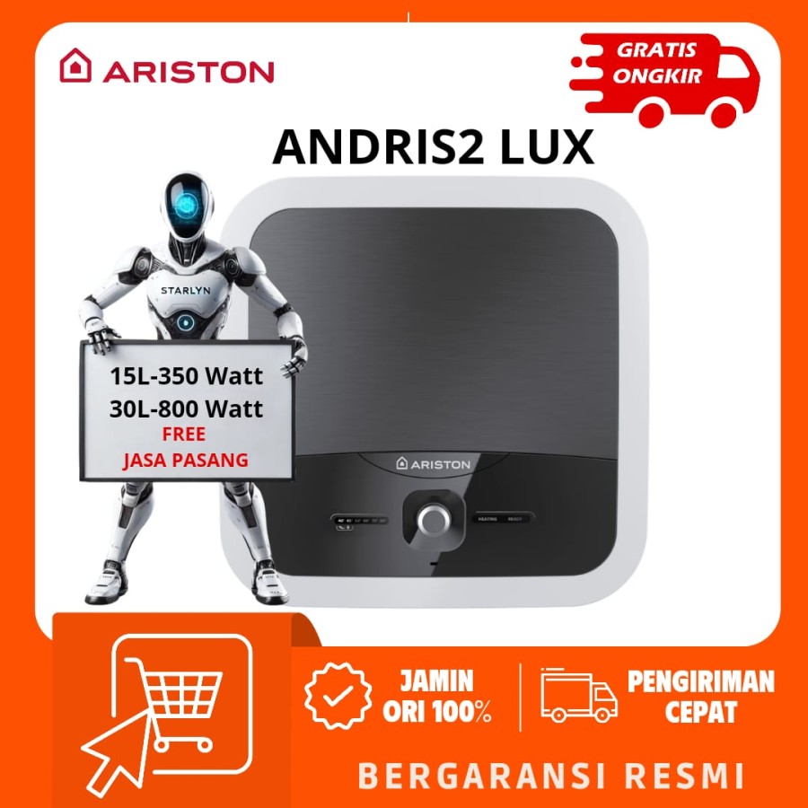 WATER HEATER ARISTON AN2 LUX15 ARISTON ANDRIS2 / LUX 15 ANDRIS 2