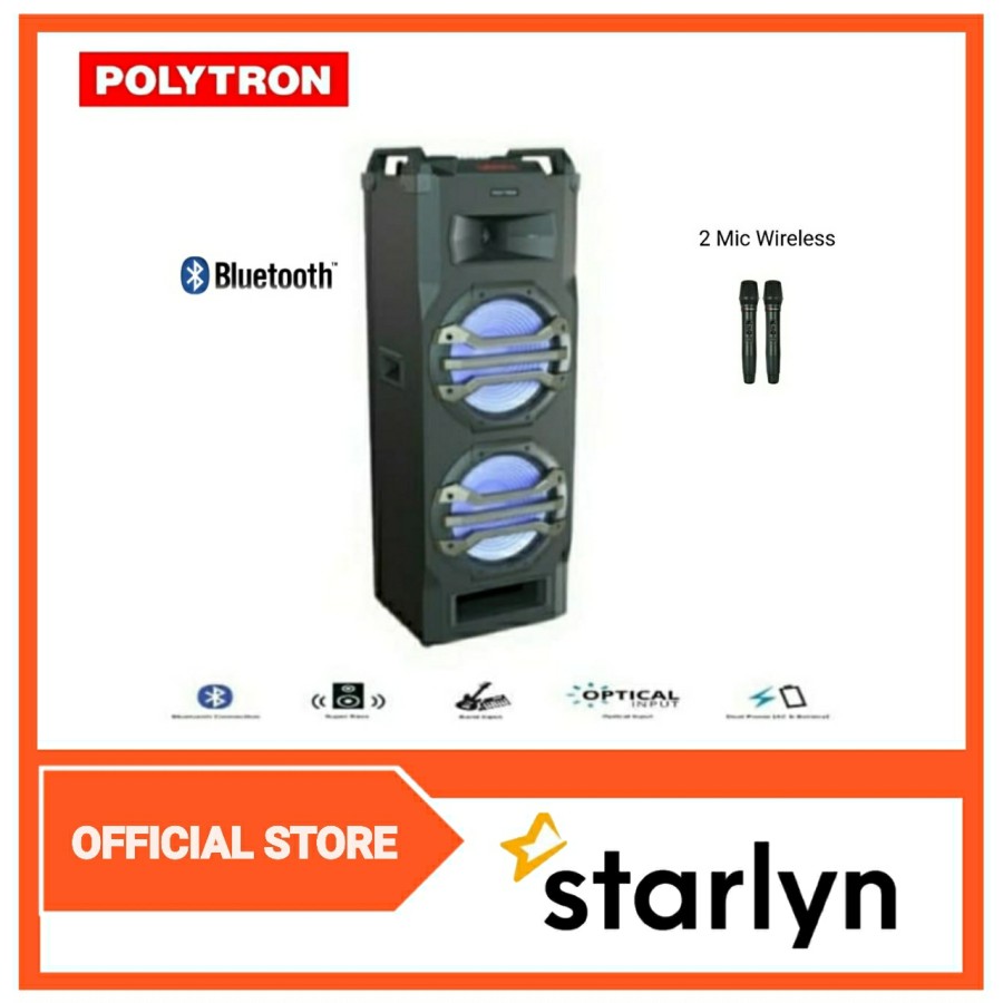 POLYTRON Portable Speaker PTS 2K25 /-FM 
