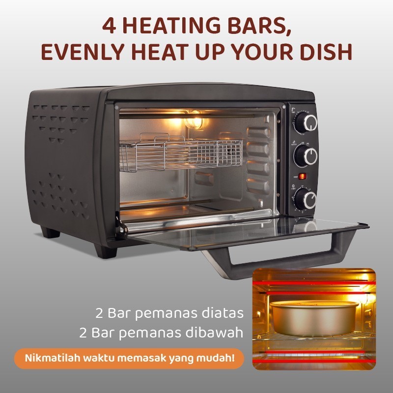 FLiFE Oven Listrik - OV-28HX01 OVEN KAPASITAS 28 LITER