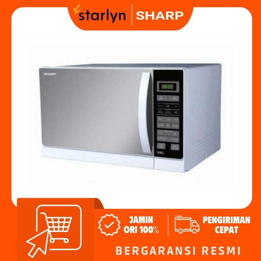 Microwave SHARP R-728 IN / SHARP R728 S/W/B Grill 25 Liter 1000w 